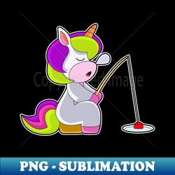 unicorn fisher fishing rod fishing - creative sublimation png download - stunning sublimation graphics