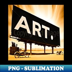 art banner - premium sublimation digital download - bold & eye-catching
