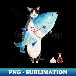 hatsugatsuo nyanco - retro png sublimation digital download - transform your sublimation creations