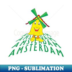 amsterdam city - digital sublimation download file - enhance your apparel with stunning detail