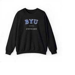 cougars comfort premium crewneck sweatshirt, vintage, retro, men, women, cozy, comfy, gift