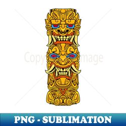aztec totem - retro png sublimation digital download - perfect for personalization