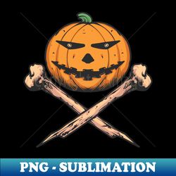 pumpkin bone - stylish sublimation digital download - add a festive touch to every day