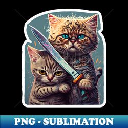 bye-bye cats - modern sublimation png file - spice up your sublimation projects