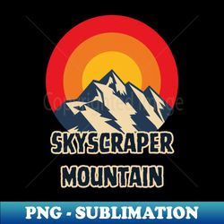 skyscraper mountain - stylish sublimation digital download - boost your success with this inspirational png download