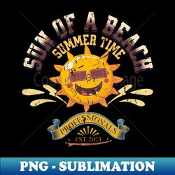 summer time professionals - vintage sublimation png download - perfect for personalization