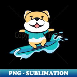 surfing french  bulldog - digital sublimation download file - transform your sublimation creations