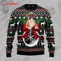 Boxer Xmas Ball Ugly Christmas Sweater, Ugly Sweater Christmas Party Ideas  Wear Love, Share Beauty
