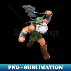 golden axe - png transparent sublimation design - bold & eye-catching