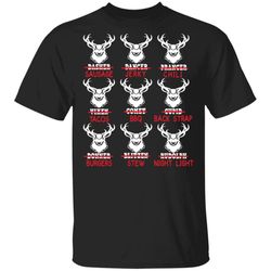 funny christmas deer bow hunting santa hunter gift shirts