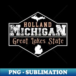 holland michigan - elegant sublimation png download - perfect for personalization
