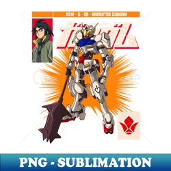 barbatos gundam artwork - digital sublimation download file - add a festive touch to every day