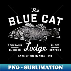 ozark blue cat lodge missouri - vintage sublimation png download - unlock vibrant sublimation designs