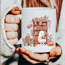 housewarming party gift ghost mug new home presents ghostly bookish mugs sister gift office coworker gifts halloween boo