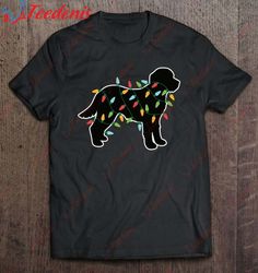 cavapoo christmas lights christmas gift dog lover cavapoo t-shirt, plus size womens christmas t shirts  wear love, share