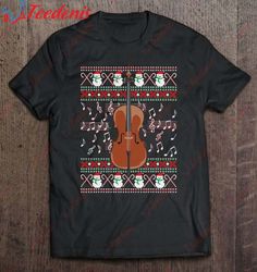 cello ugly christmas shirt holiday orchestra band shirt, christmas shirts mens sale  wear love, share beauty