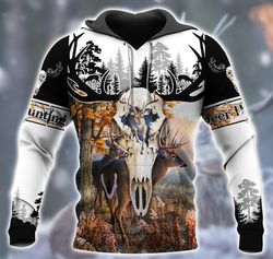 cool deer hunting 3d all over print | hoodie | unisex | full size | adult | colorful | ht4685