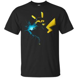 agr pikachu kakashi pokemon and naruto mashup t-shirt