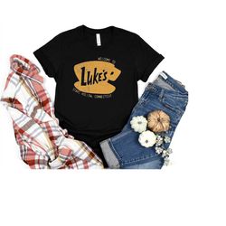 retro luke's diner shirt, luke's diner tshirt, tv show gifts, christmas gift shirt, luke's diner stars hollow shirt shir