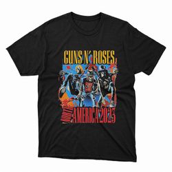 gun n roses north america 2023 shirt