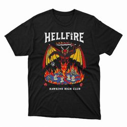 hellfire hawkins high club logo shirt, hoodie