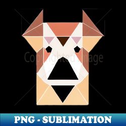Geometric Pawprints Contemporary Dog Design for Fashionable Folks - Modern Sublimation PNG File - Create with Confidence