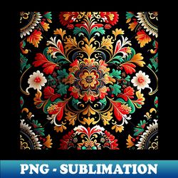 russian pattern - aesthetic sublimation digital file - unleash your creativity