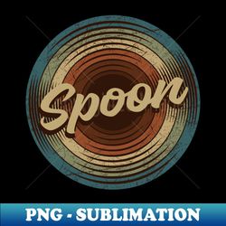 spoon vintage vinyl - aesthetic sublimation digital file - stunning sublimation graphics