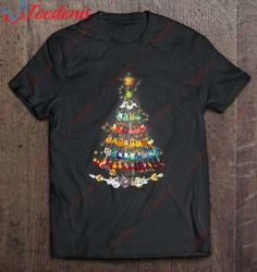 Christmas Guitar Tree - Guitar Gifts - Teacher  Musician T-Shirt, Christmas Family T Shirts  Wear Love, Share Beauty