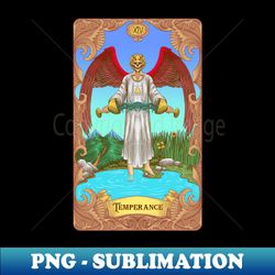 Temperance Tarot Card - Premium PNG Sublimation File - Perfect for Creative Projects