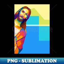 jesus wpap pop art - digital sublimation download file - stunning sublimation graphics