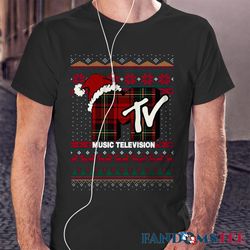 mtv ugly santa hat ugly christmas sweatshirt