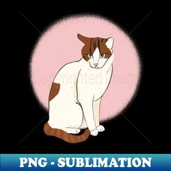 Soya the cat - sitting - PNG Transparent Sublimation File - Unleash Your Inner Rebellion