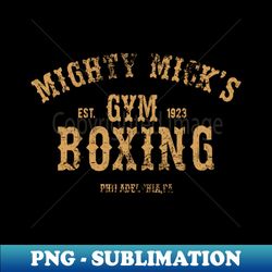 mighty micks - boxing gym 1923 - high-quality png sublimation download - instantly transform your sublimation projects