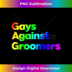 Gays Against Groomers Tank Top - Vibrant Sublimation Digital Download - Tailor-Made for Sublimation Craftsmanship