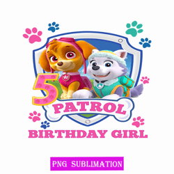 patrol birthday girl 5 png