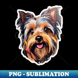 Yorkshire Terrier - Trendy Sublimation Digital Download - Perfect for Personalization