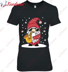 christmas saxophone player hippie gnome shirt, christmas shirts family  wear love, share beauty