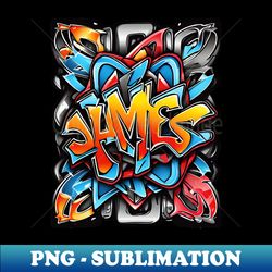 james-name - premium sublimation digital download - add a festive touch to every day