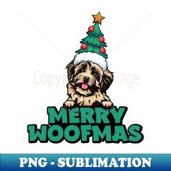 merry woofmas funny havanese dog christmas - retro png sublimation digital download - perfect for sublimation art