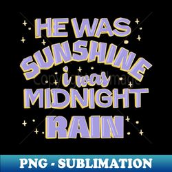midnight rain - modern sublimation png file - defying the norms