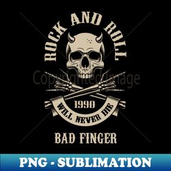 never die finger - sublimation-ready png file - perfect for personalization