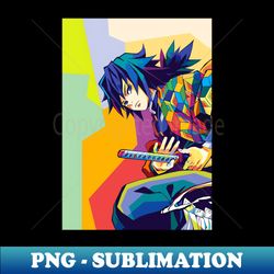 giyu tomioka pop art - instant sublimation digital download - stunning sublimation graphics