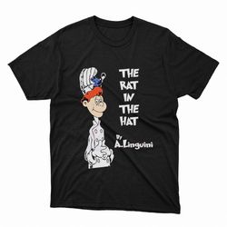 the rat in the hat funny dr seuss cartoon chef shirt