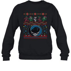 carolina panthers christmas grateful dead jingle bears football ugly sweatshirt sweatshirt