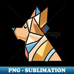 geometry unleashed striking geometric dog artwork for fashionable folks - png transparent sublimation file - spice up your sublimation projects