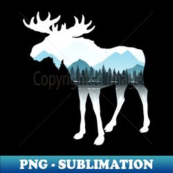 moose - stylish sublimation digital download - bring your designs to life