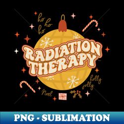 retro christmas radiation therapy for radiotherapy - sublimation-ready png file - unleash your inner rebellion