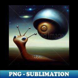 space snail - png transparent sublimation design - defying the norms