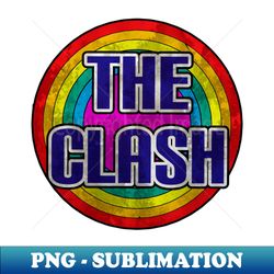 the clash - retro png sublimation digital download - spice up your sublimation projects